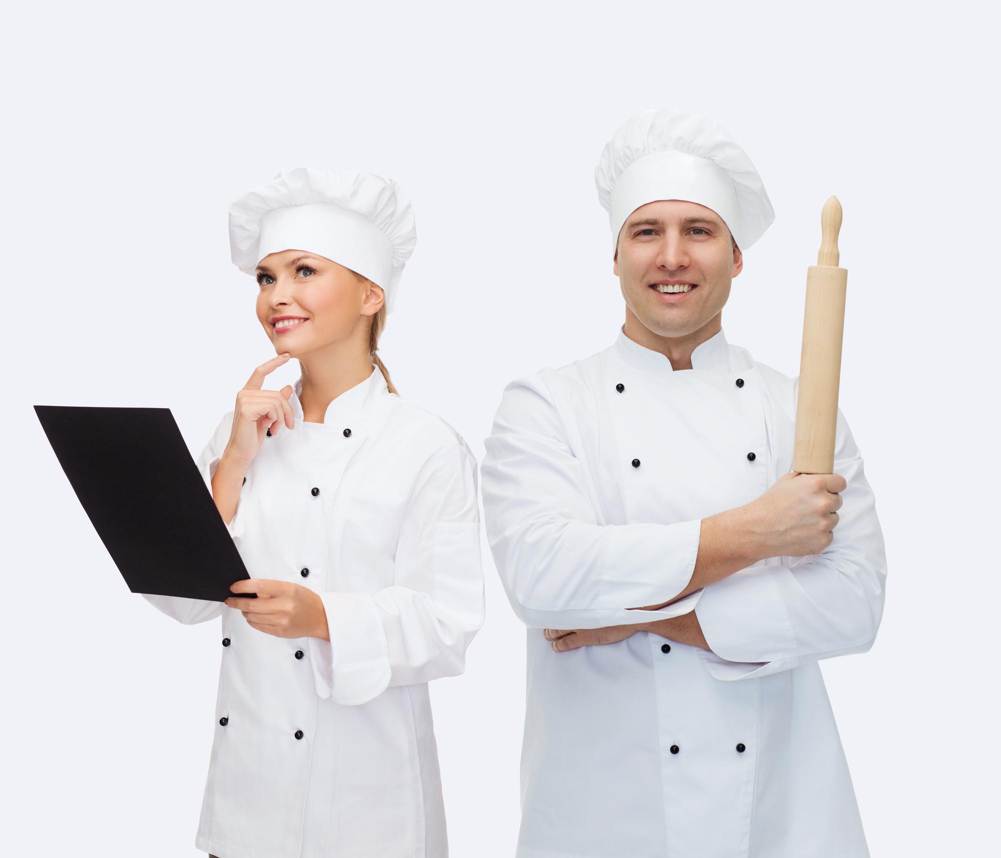 Students cooking in a modern kitchen